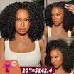  @Ameera Bye Bye Knots Wig 7x5 Glueless Lace Kinky Curly Put on and Go Human Hair Wigs with Invisible Knots