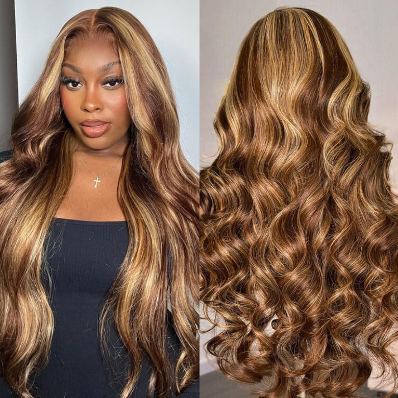 Beautyforever Highlight Blonde Body Wave Glueless Lace Wig 7x5 and 13x4 Pre-Everything Lace Front Wigs with Invisible Knots