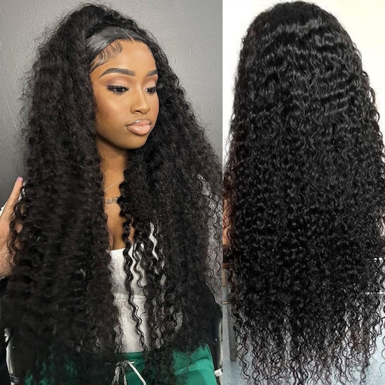  Bye Bye Knots Wig 7x5 Pre Cut Lace Water Wave Pre Bleached Invisible Knots Glueless Wig