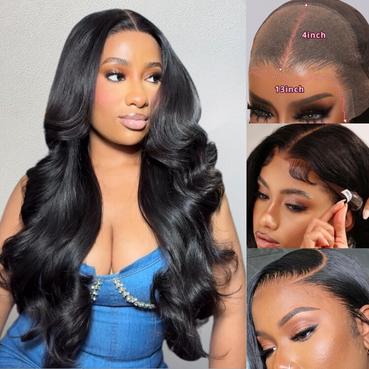 V Shape Glueless Wig Body Wave