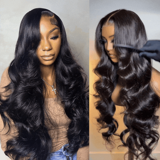  Bye Bye Knots Wig 7x5 and 13x4 Glueless Lace Pre-Everything Put on and Go Body Wave Human Hair Wigs with Invisible Knots