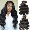  Brazilian Body Wave 3 Bundles Unprocessed Virgin Hair Weave Human Hair Bundles