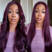 @Lynee 7x5 and 13x4 Lace Frontal Black Cherry Layered Straight Pre-Everything Effortlessly Glueless Wig