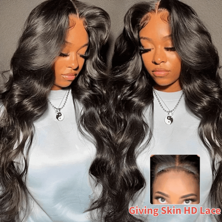  5x5 HD Lace BlendAway Glueless Wig Body Wave Put on and Go Pre-Everything Human Hair Wigs with Invisiknots