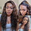  @Lynee Golden Brown Highlight Water Wave 7x5 Bye Bye Knots Lace Closure Glueless Human Hair Wig