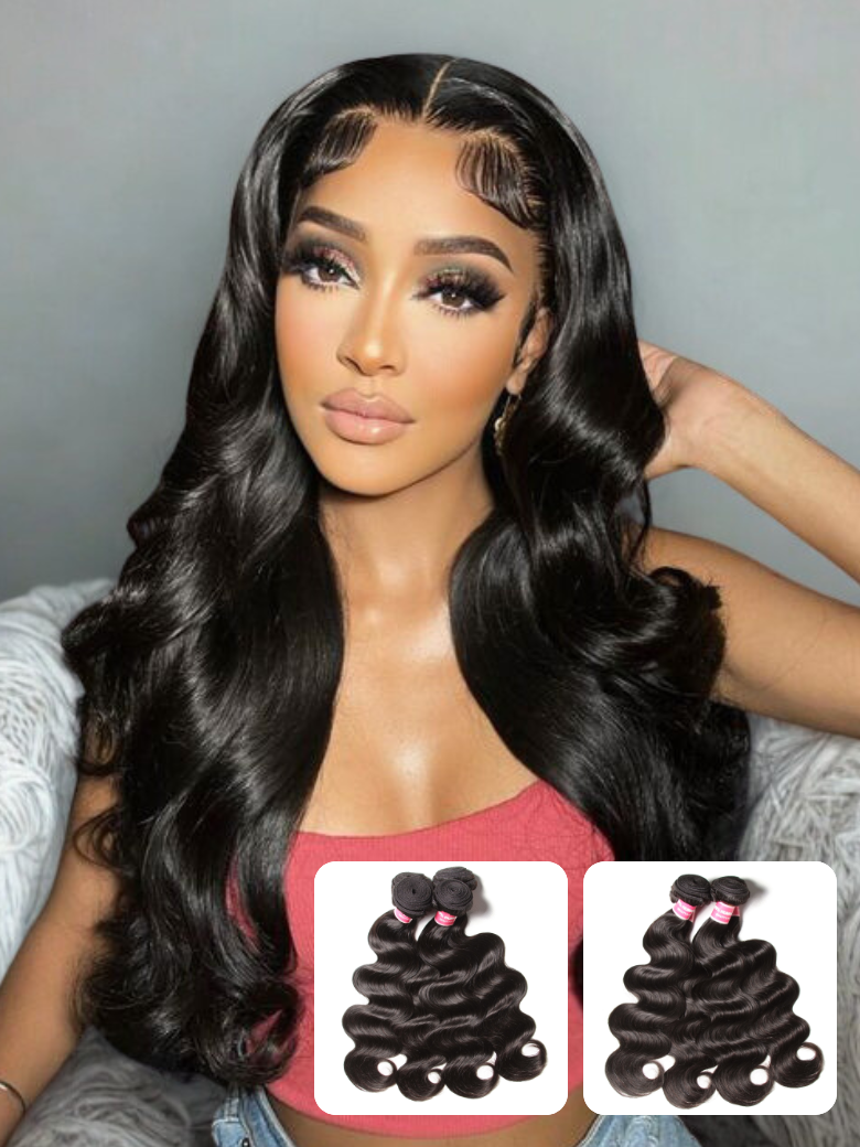 Beautyforever Virgin Brazilian Body Wave Human Hair 4 Bundles