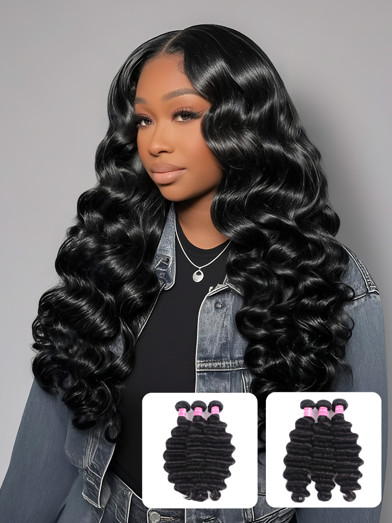 Beautyforever Brazilian Virgin Loose Deep Wave Hair 3 Bundles Human