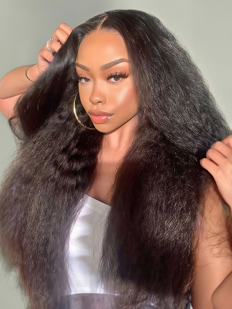 Beautyforever Kinky Straight Hair Weave 4 Bundles Brazilian Virgin Hair