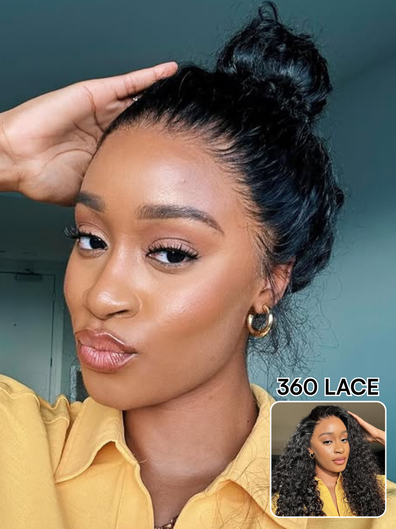 Beautyforever 360 Lace Frontal Long Realistic Water Wave 180% Density