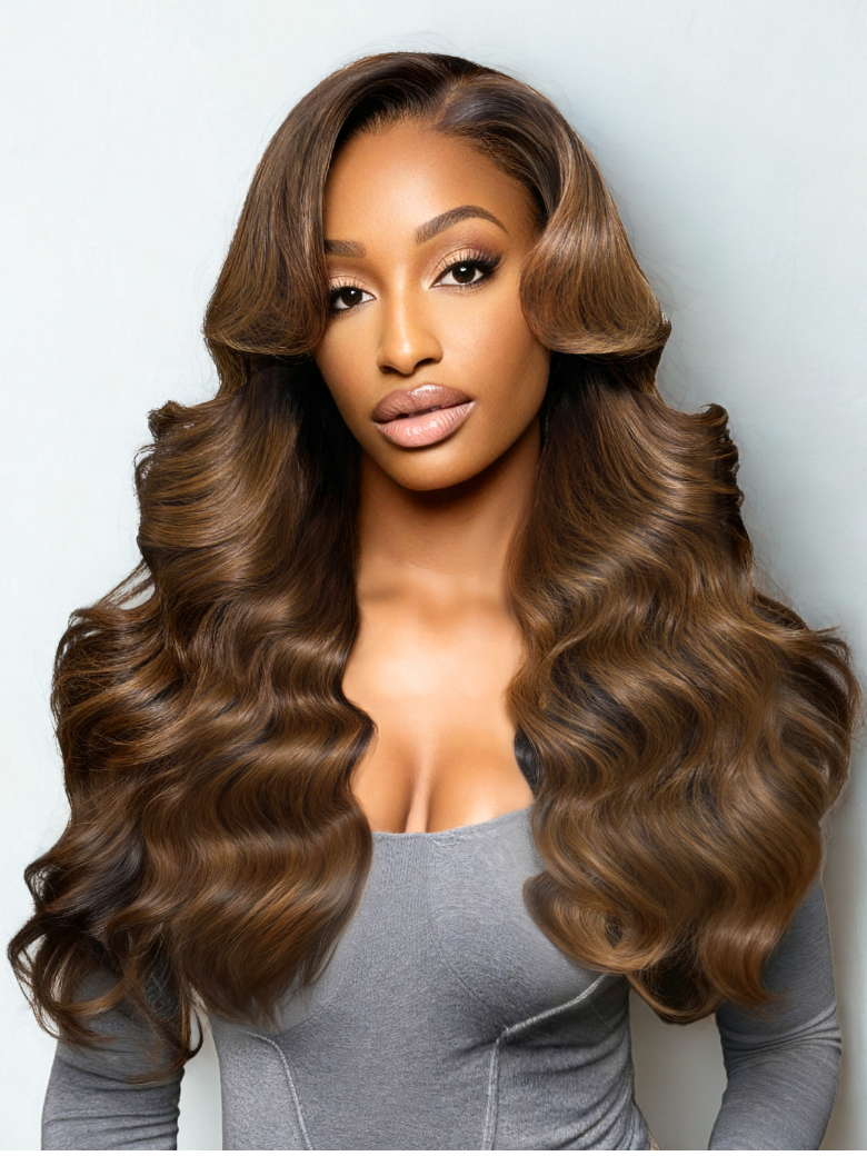 Beautyforever 13x4 Pre-Evertyhing Lace Frontal Wig Black with Brown Money