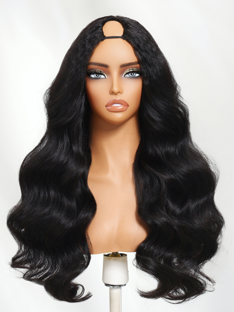 Yaki Straight V Part Wig