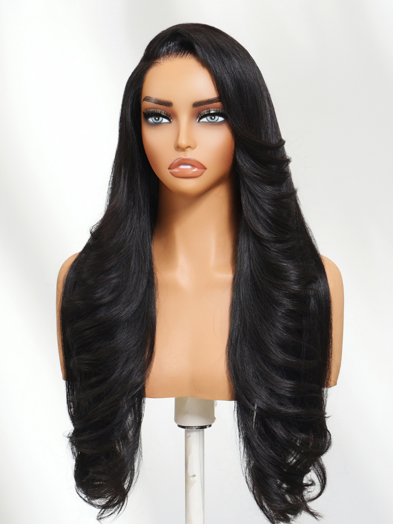 Beautyforever 13x4 Pre-Everything Lace Frontal Wig Silky Straight Natural Black
