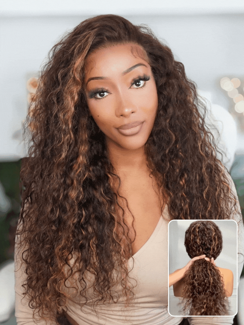 Beautyforever @crownmecutie 7x5 Bye Bye Knots Glueless Lace Water Wave