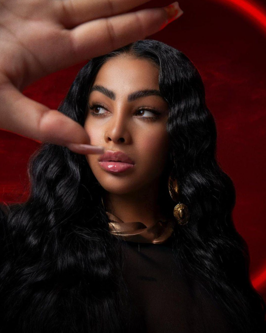 Yailin La Más Viral's hair