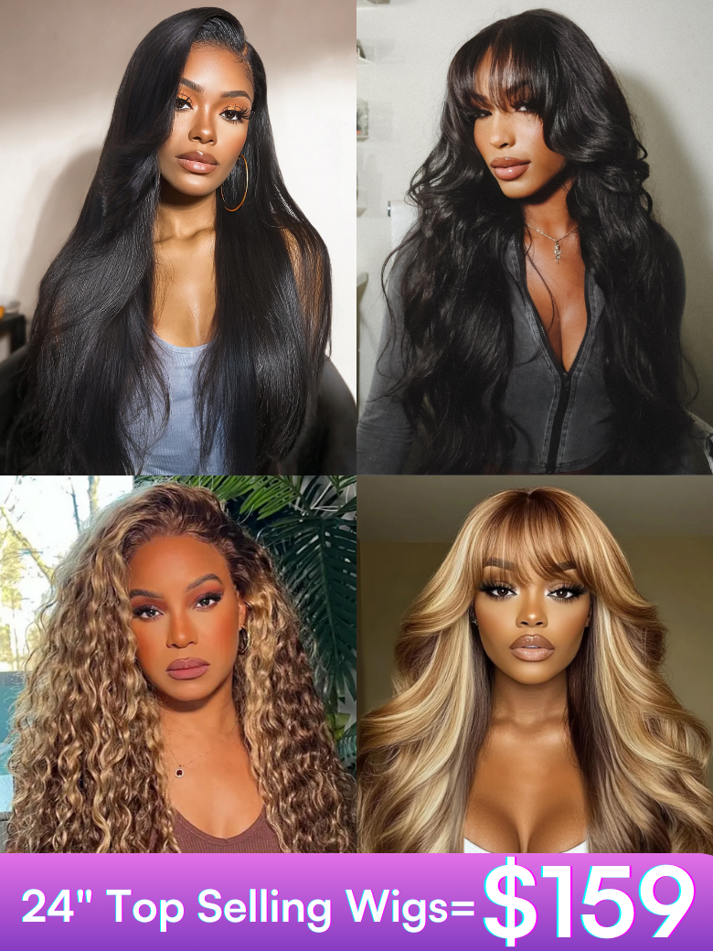 24" Top Selling Wigs=$159 | 7x5 Bye Bye Knots &