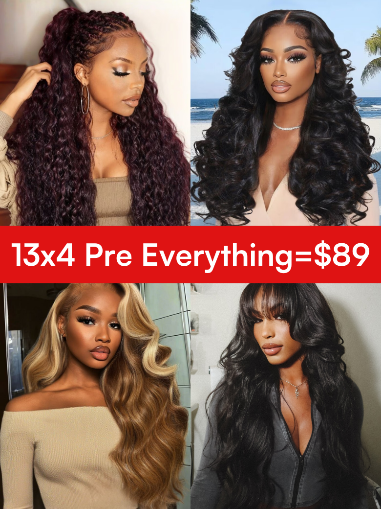 13x4 Pre Everything=$99 | 13x4 Pre Everything Wigs Collection For