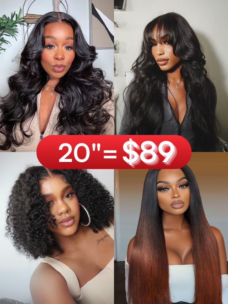 20"=$89 | 20 Inches Wigs Collection For End Of Year