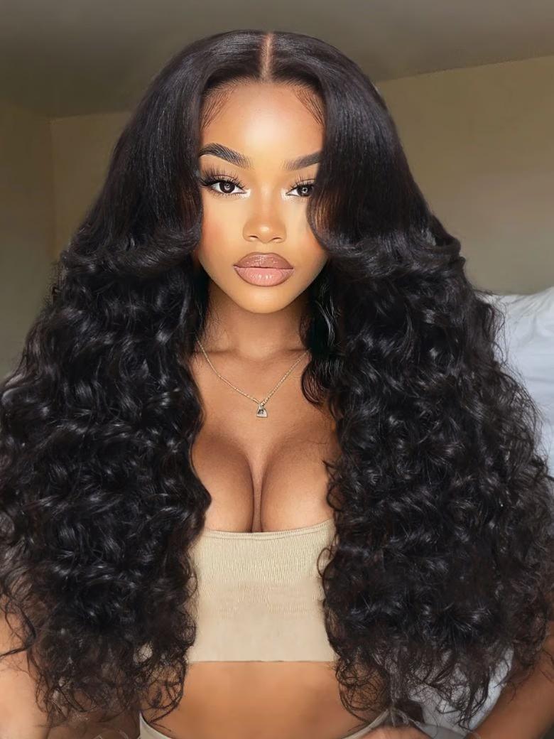 13x4 Pre-Everything™ Lace Frontal Bouncy Curls Wig with Invisi Drawstring