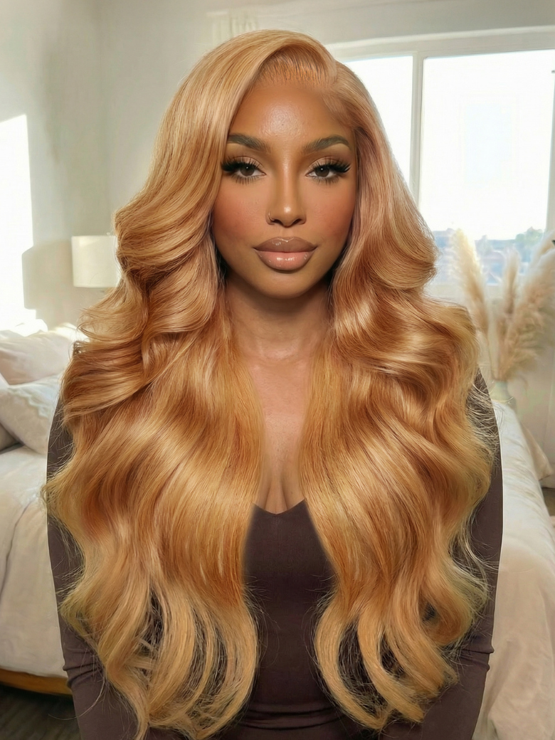 Beautyforever 13x4 Pre-Everything Lace Frontal Wig Golden Blonde Balayage Layered