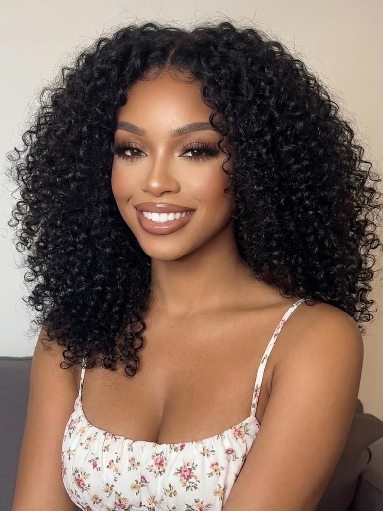Beauty Forever V Part Kinky Curly Wig
