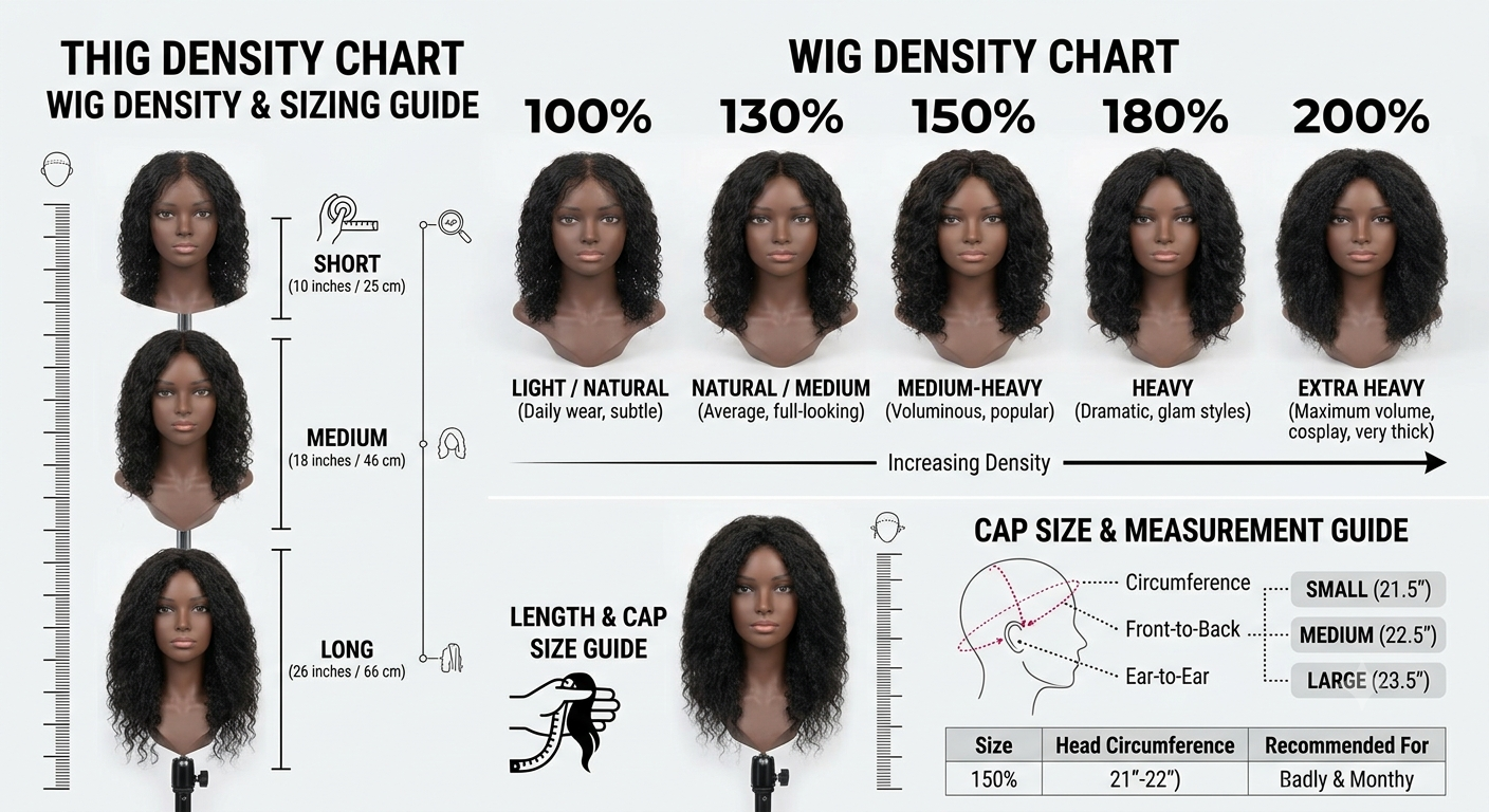 wig length&density