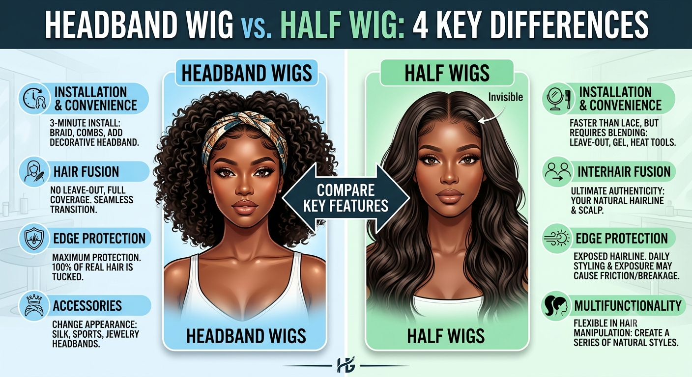 headband wig&half wig