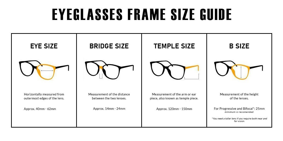 glasses size