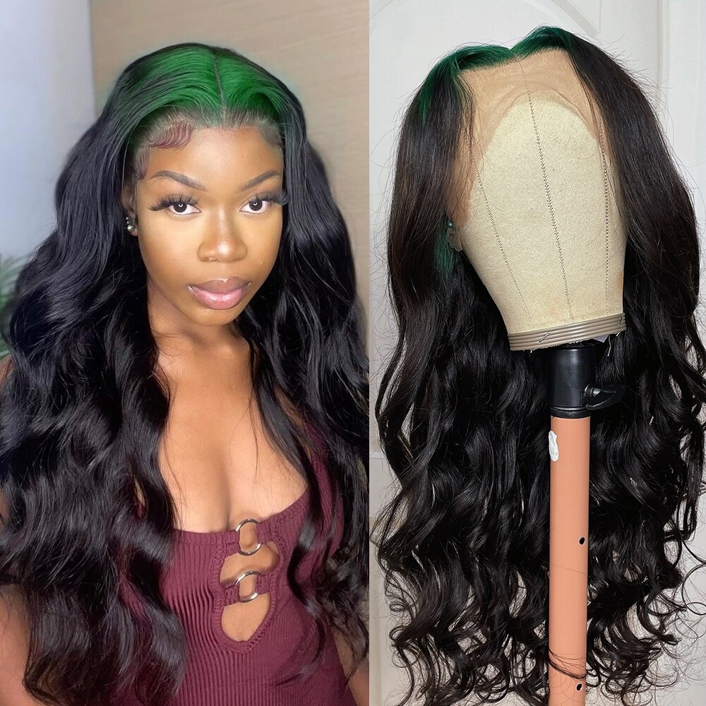 Green black wig shop