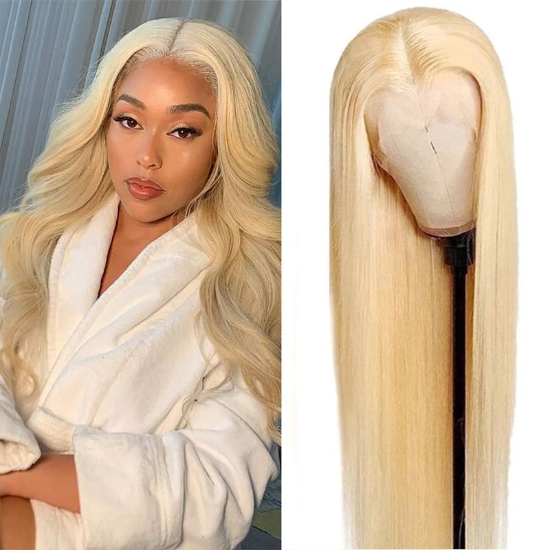 Beautyforever 613 Blonde 13x4 Lace Front Human Hair Wigs Pre Plucked Lace Wigs 150 Density Straight Human Hair