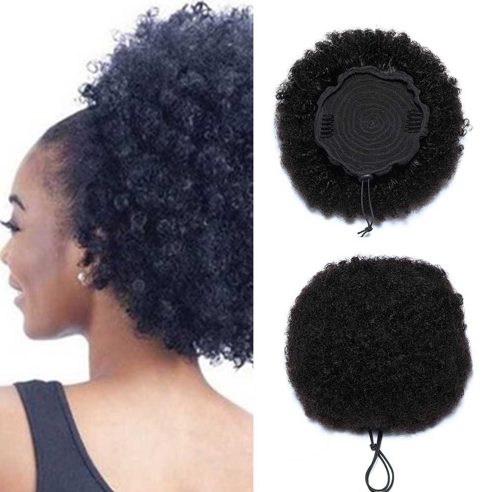 Short curly african american human hair wigs cheap