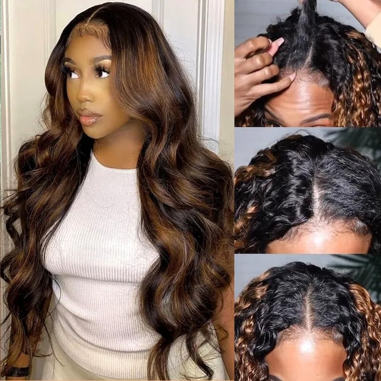 V Shape Glueless Wig Body Wave