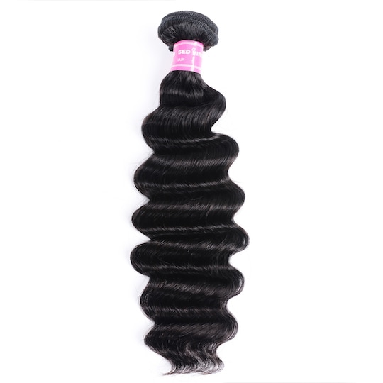  Loose Deep Wave Hair Brazilian Human Hair 1Bundle Natural Color