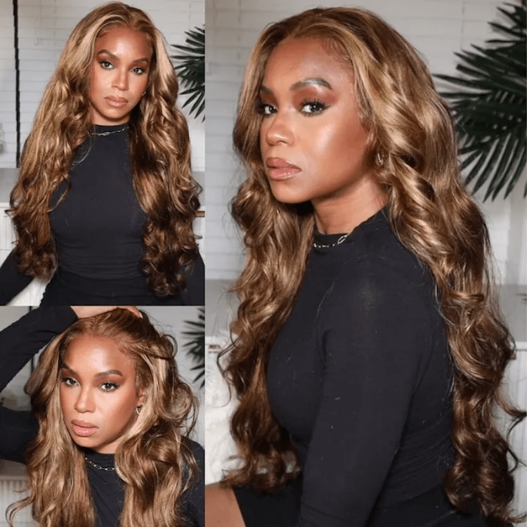 Affordable human hair wigs blonde clearance